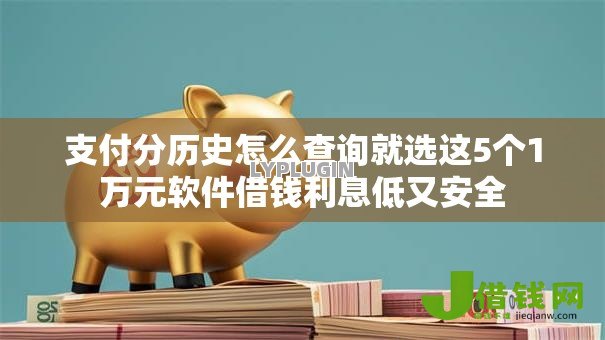 支付分历史怎么查询就选这5个1万元软件借钱利息低又安全