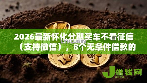 2026最新怀化分期买车不看征信（支持微信），8个无条件借款的软件无私分享