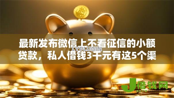 最新发布微信上不看征信的小额贷款，私人借钱3千元有这5个渠道