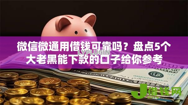 微信微通用借钱可靠吗？盘点5个大老黑能下款的口子给你参考