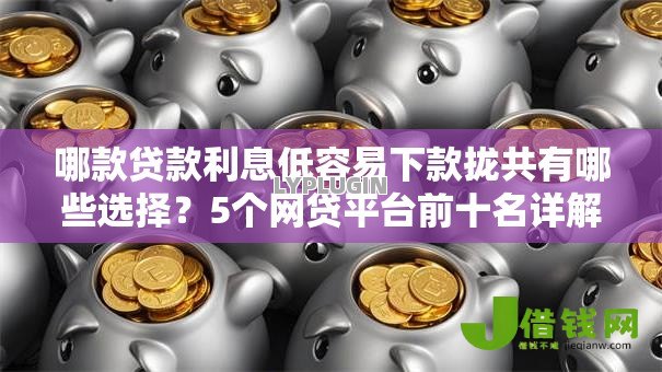 哪款贷款利息低容易下款拢共有哪些选择？5个网贷平台前十名详解