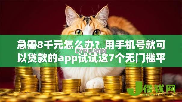 急需8千元怎么办？用手机号就可以贷款的app试试这7个无门槛平台