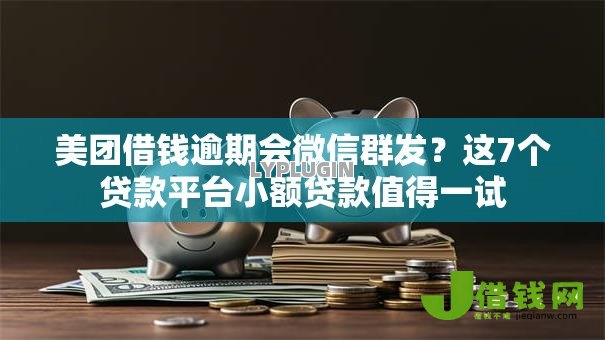 美团借钱逾期会微信群发？这7个贷款平台小额贷款值得一试