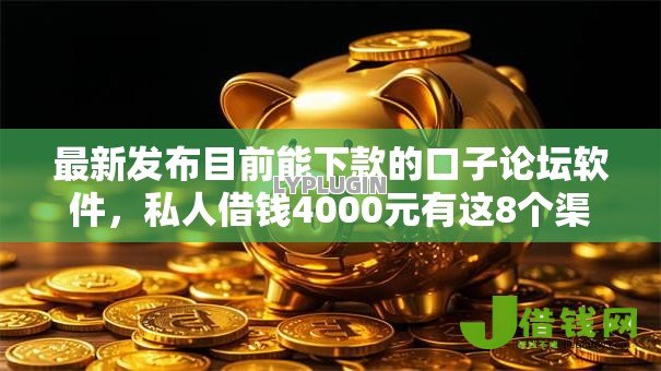 最新发布目前能下款的口子论坛软件，私人借钱4000元有这8个渠道