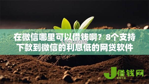 在微信哪里可以借钱啊?8个支持下款到微信的利息低的网贷软件 在微信哪里可以借钱啊?8个支持下款到微信的利息低的网贷软件