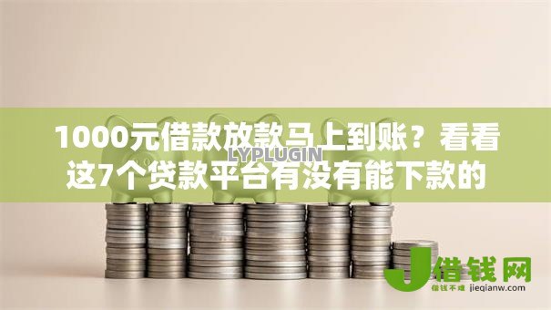 1000元借款放款马上到账?看看这7个贷款平台有没有能下款的 1000元借款放款马上到账?看看这7个贷款平台有没有能下款的