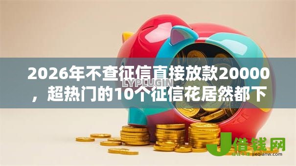 2026年不查征信直接放款20000，超热门的10个征信花居然都下款了的口子推荐