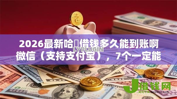 2026最新哈啰借钱多久能到账啊微信（支持支付宝），7个一定能下款的借钱平台无私分享