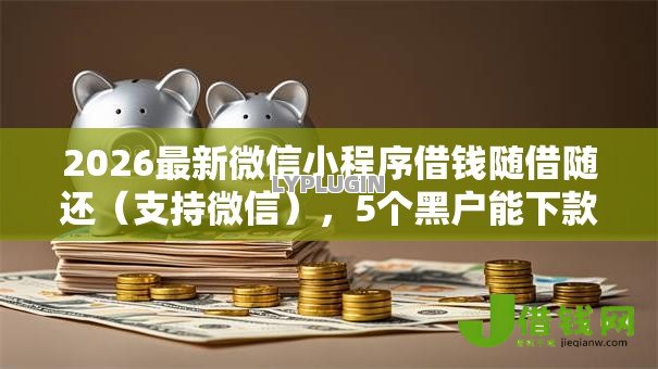 2026最新微信小程序借钱随借随还（支持微信），5个黑户能下款的借款平台无私分享