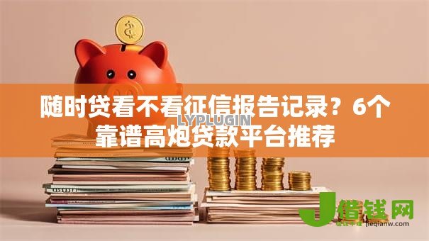 随时贷看不看征信报告记录？6个靠谱高炮贷款平台推荐