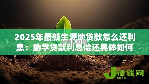 2025年最新生源地贷款怎么还利息：助学贷款利息偿还具体如何操作