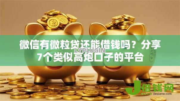微信有微粒贷还能借钱吗?分享7个类似高炮口子的平台 微信有微粒贷还能借钱吗?分享7个类似高炮口子的平台