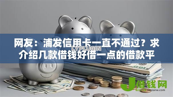 网友:浦发信用卡一直不通过?求介绍几款借钱好借一点的借款平台 网友:浦发信用卡一直不通过?求介绍几款借钱好借一点的借款平台