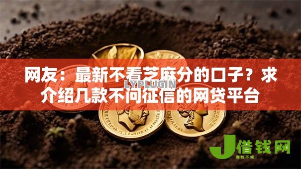 网友：最新不看芝麻分的口子？求介绍几款不问征信的网贷平台