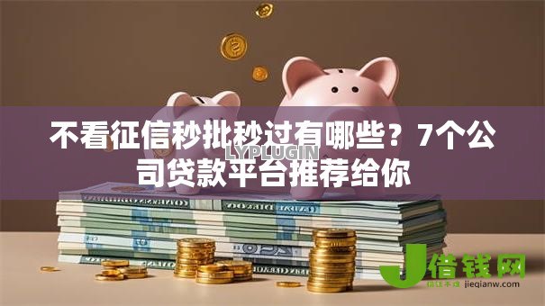 不看征信秒批秒过有哪些?7个公司贷款平台推荐给你 不看征信秒批秒过有哪些?7个公司贷款平台推荐给你