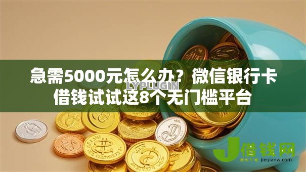 急需5000元怎么办？微信银行卡借钱试试这8个无门槛平台