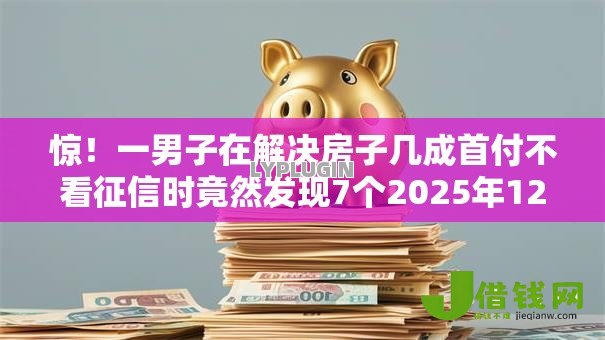 惊！一男子在解决房子几成首付不看征信时竟然发现7个2025年12月放水口子，事后分享了出来