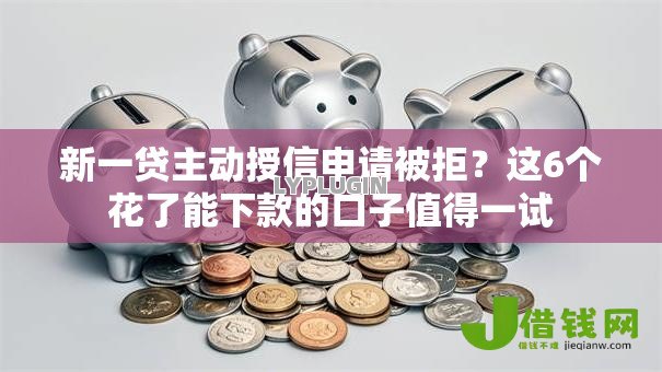 新一贷主动授信申请被拒？这6个花了能下款的口子值得一试