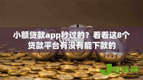 小额贷款app秒过的？看看这8个贷款平台有没有能下款的