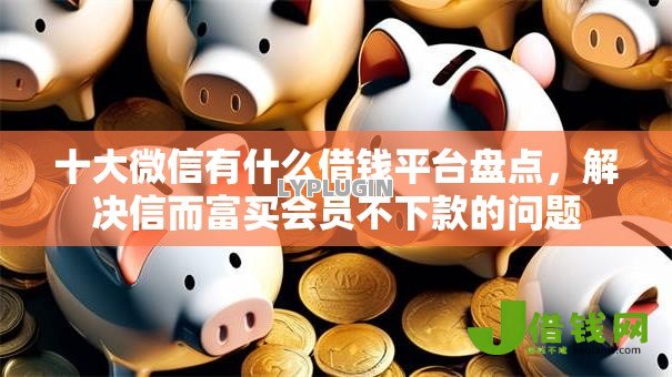 十大微信有什么借钱平台盘点,解决信而富买会员不下款的问题 十大微信有什么借钱平台盘点,解决信而富买会员不下款的问题