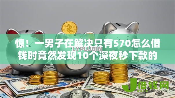 惊！一男子在解决只有570怎么借钱时竟然发现10个深夜秒下款的口子，事后分享了出来