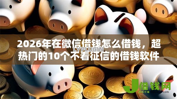 2026年在微信借钱怎么借钱，超热门的10个不看征信的借钱软件推荐