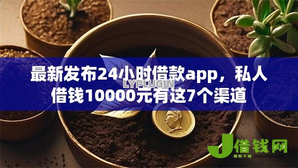 最新发布24小时借款app，私人借钱10000元有这7个渠道