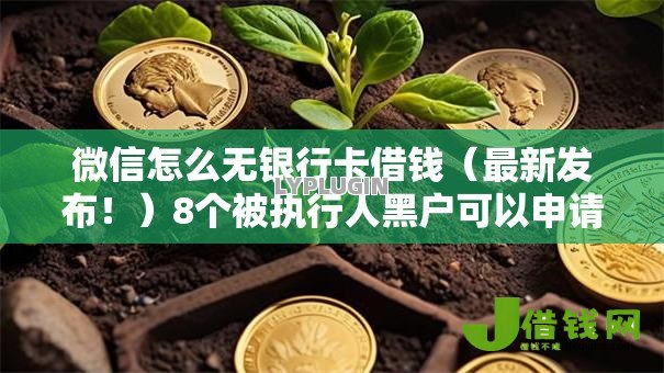 微信怎么无银行卡借钱（最新发布！）8个被执行人黑户可以申请网贷的平台