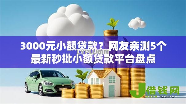 3000元小额贷款？网友亲测5个最新秒批小额贷款平台盘点