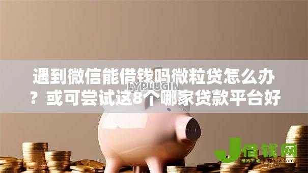 遇到微信能借钱吗微粒贷怎么办?或可尝试这8个哪家贷款平台好 遇到微信能借钱吗微粒贷怎么办?或可尝试这8个哪家贷款平台好