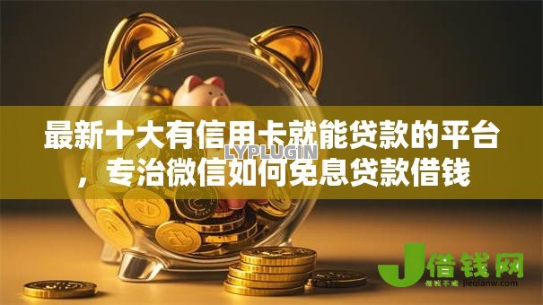最新十大有信用卡就能贷款的平台,专治微信如何免息贷款借钱 最新十大有信用卡就能贷款的平台,专治微信如何免息贷款借钱