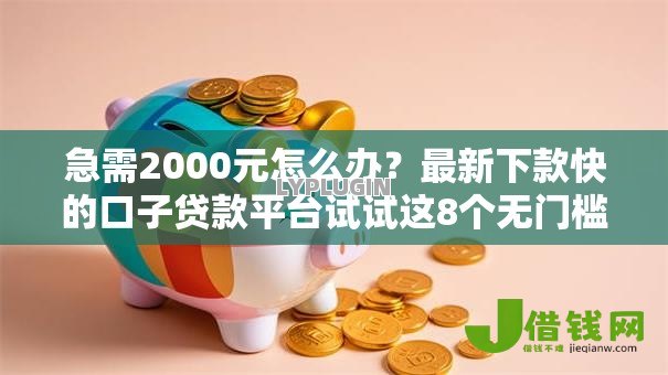 急需2000元怎么办?最新下款快的口子贷款平台试试这8个无门槛平台 急需2000元怎么办?最新下款快的口子贷款平台试试这8个无门槛平台