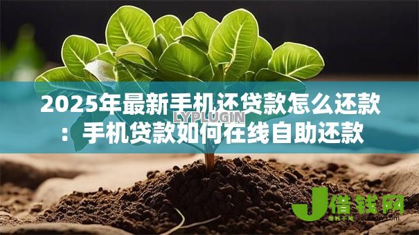 2025年最新手机还贷款怎么还款:手机贷款如何在线自助还款 2025年最新手机还贷款怎么还款:手机贷款如何在线自助还款