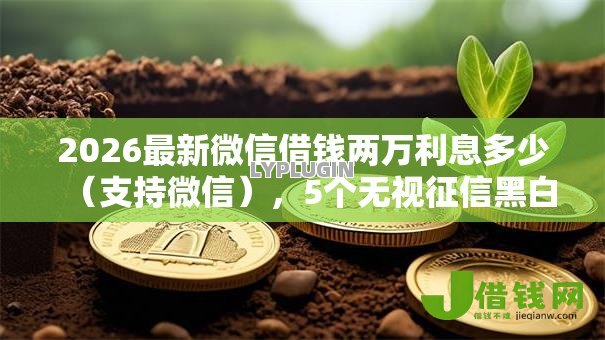 2026最新微信借钱两万利息多少(支持微信),5个无视征信黑白100%秒下软件无私分享 2026最新微信借钱两万利息多少(支持微信),5个无视征信黑白100%秒下软件无私分享