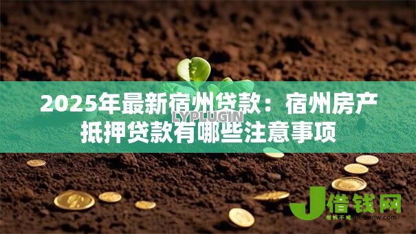 2025年最新宿州贷款:宿州房产抵押贷款有哪些注意事项 2025年最新宿州贷款:宿州房产抵押贷款有哪些注意事项