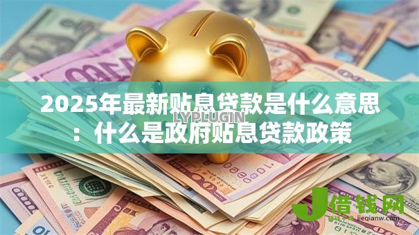 2025年最新贴息贷款是什么意思:什么是政府贴息贷款政策 2025年最新贴息贷款是什么意思:什么是政府贴息贷款政策