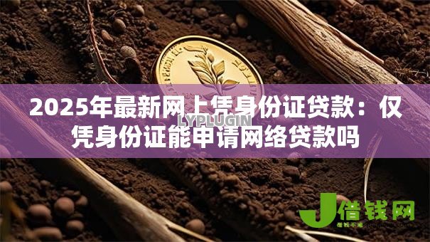 2025年最新网上凭身份证贷款：仅凭身份证能申请网络贷款吗