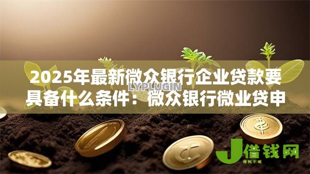 2025年最新微众银行企业贷款要具备什么条件：微众银行微业贷申请有哪些硬性要求
