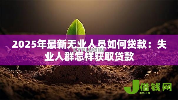 2025年最新无业人员如何贷款：失业人群怎样获取贷款