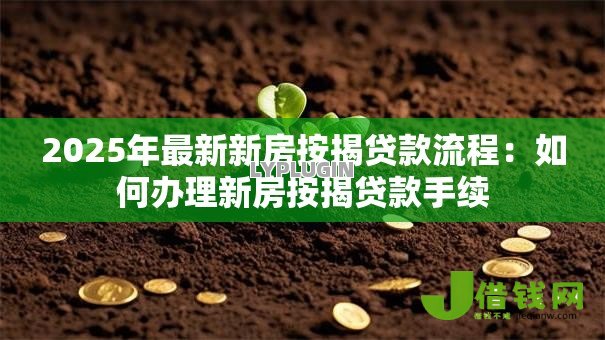 2025年最新新房按揭贷款流程：如何办理新房按揭贷款手续