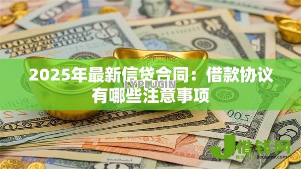 2025年最新信贷合同:借款协议有哪些注意事项 2025年最新信贷合同:借款协议有哪些注意事项