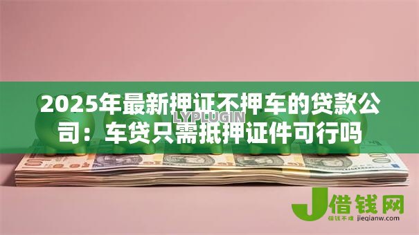 2025年最新押证不押车的贷款公司：车贷只需抵押证件可行吗
