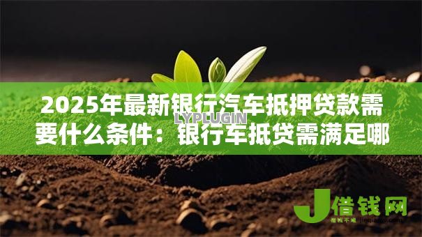 2025年最新银行汽车抵押贷款需要什么条件:银行车抵贷需满足哪些资质要求 2025年最新银行汽车抵押贷款需要什么条件:银行车抵贷需满足哪些资质要求