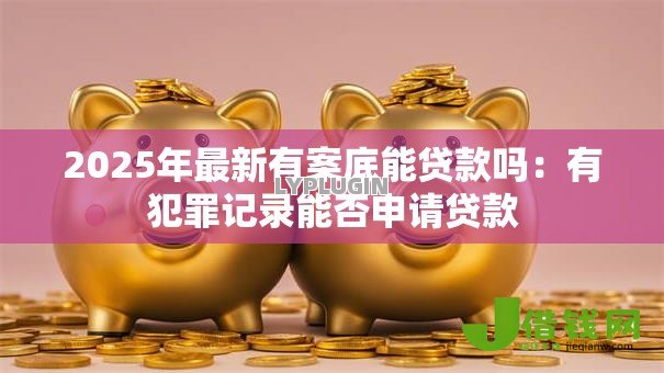 2025年最新有案底能贷款吗:有犯罪记录能否申请贷款 2025年最新有案底能贷款吗:有犯罪记录能否申请贷款