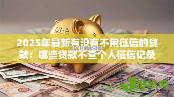 2025年最新有没有不用征信的贷款：哪些贷款不查个人征信记录