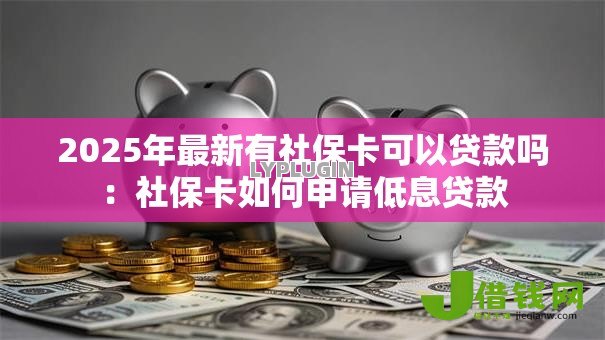2025年最新有社保卡可以贷款吗：社保卡如何申请低息贷款