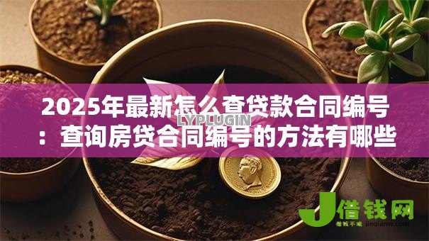 2025年最新怎么查贷款合同编号：查询房贷合同编号的方法有哪些