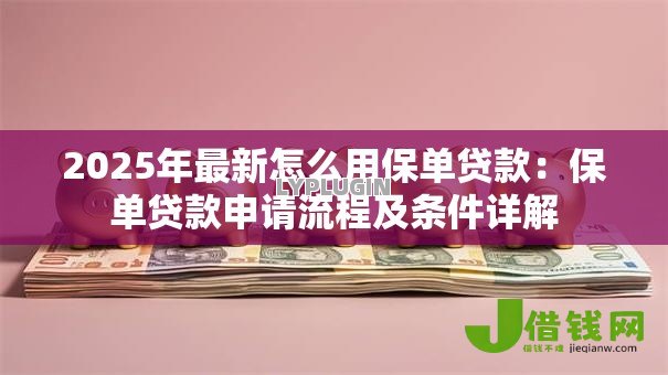 2025年最新怎么用保单贷款：保单贷款申请流程及条件详解