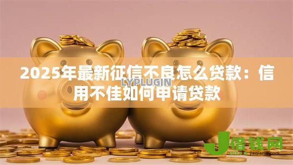 2025年最新征信不良怎么贷款：信用不佳如何申请贷款