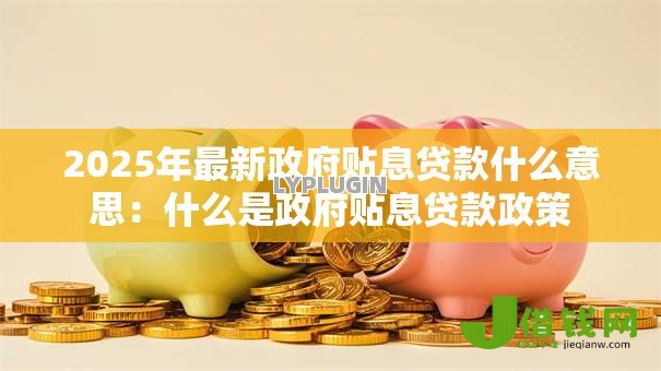 2025年最新政府贴息贷款什么意思：什么是政府贴息贷款政策